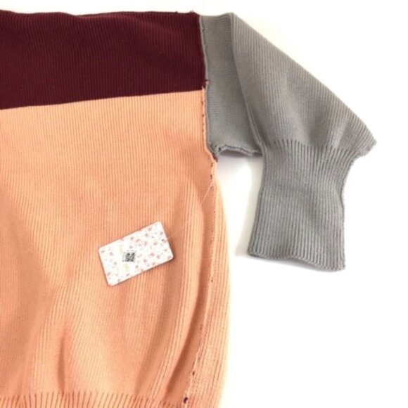 Free People Easy Street Sweater Color Block - Picture 2 of 7